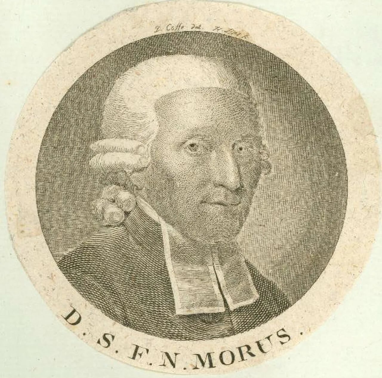 Portrait of Samuel Friedrich Nathanael Morus (1736–1792) – memorial page