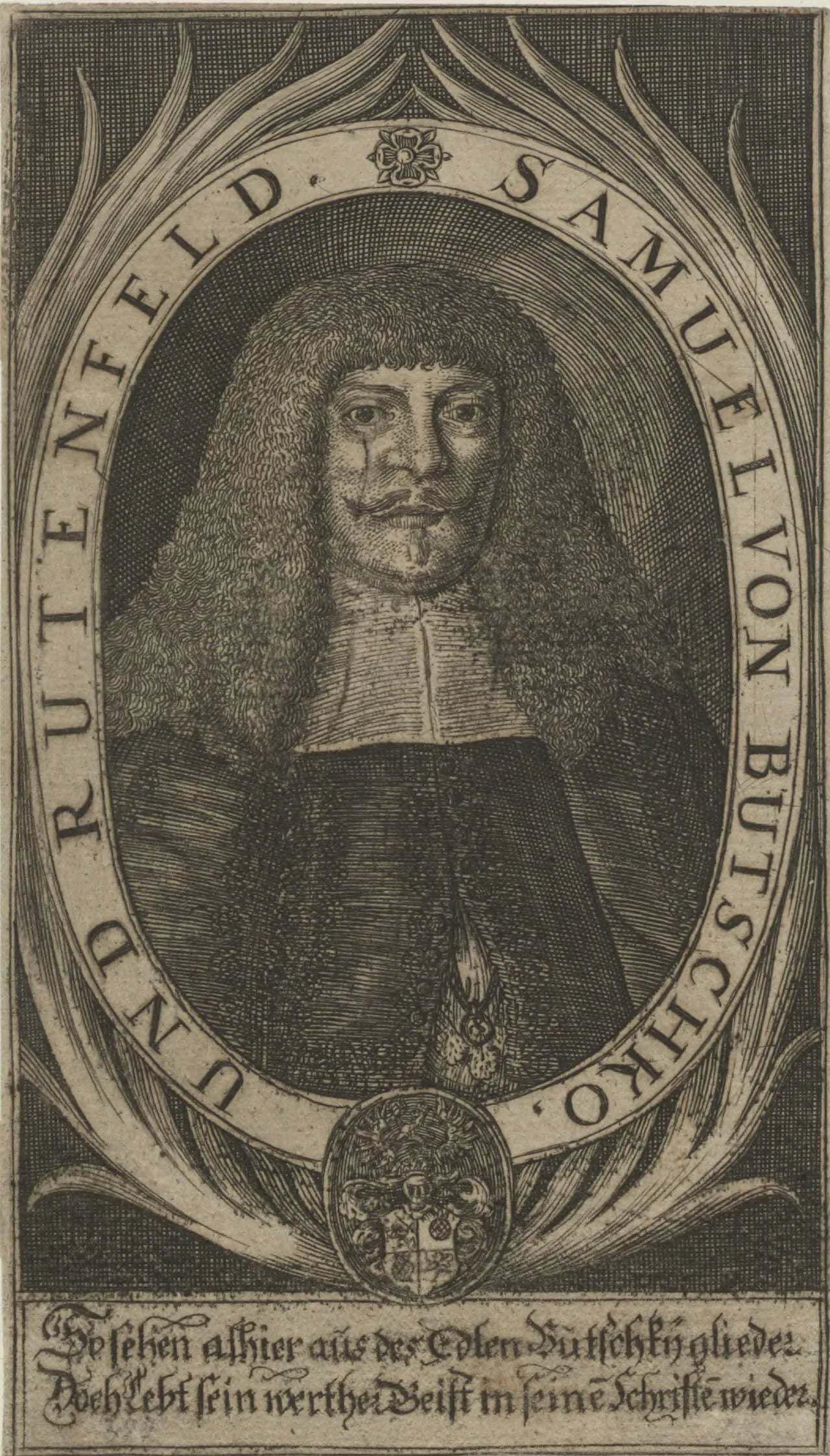 Porträt von Samuel von Butschky (1612–1678) – Gedenkseite