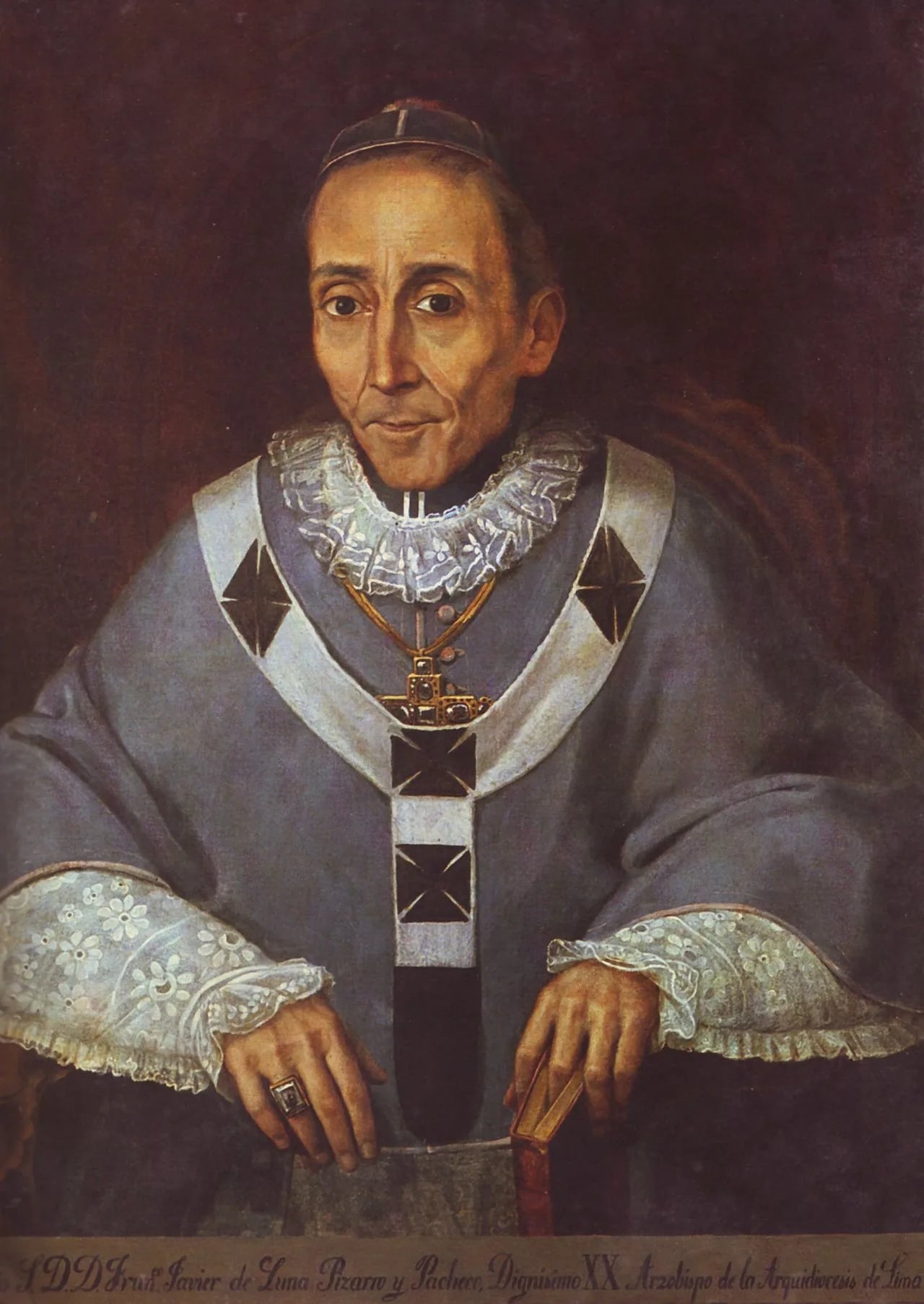 Porträt von Francisco Xavier de Luna Pizarro (1780–1855) – Gedenkseite