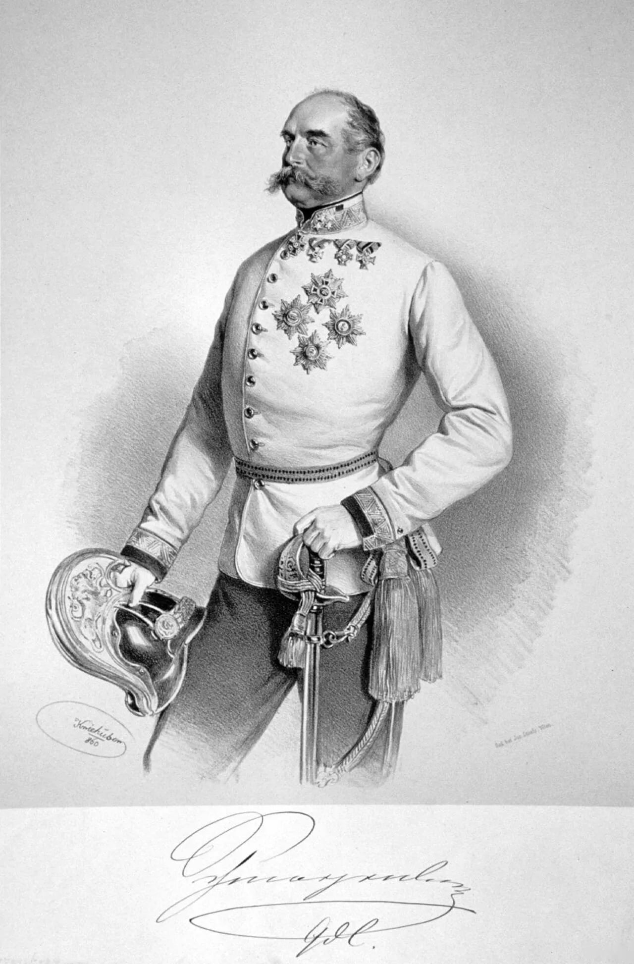 Porträt von Edmund zu Schwarzenberg (1803–1873) – Gedenkseite
