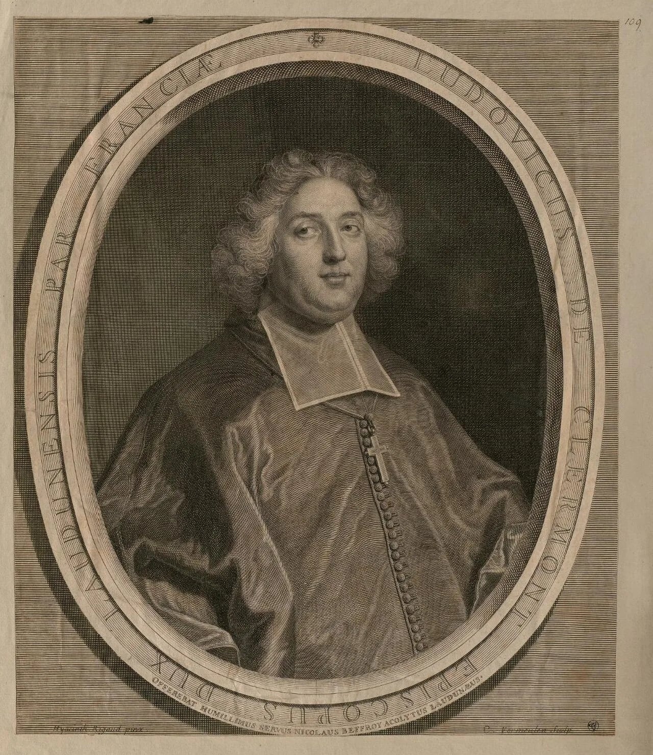 Porträt von Louis Annet de Clermont de Chaste de Roussillon (1662–1721) – Gedenkseite