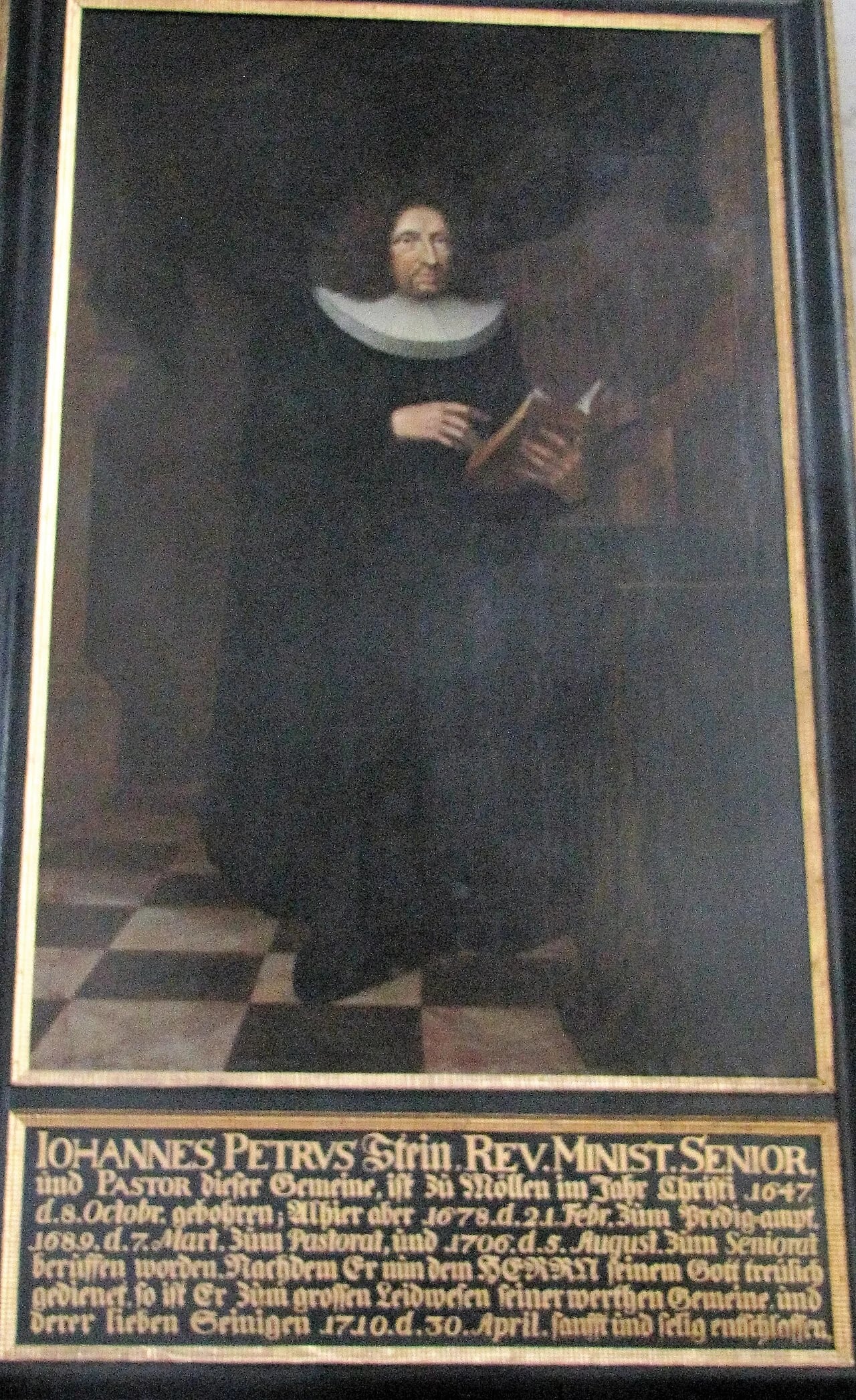 Porträt von Johann Peter Stein (1647–1710) – Gedenkseite