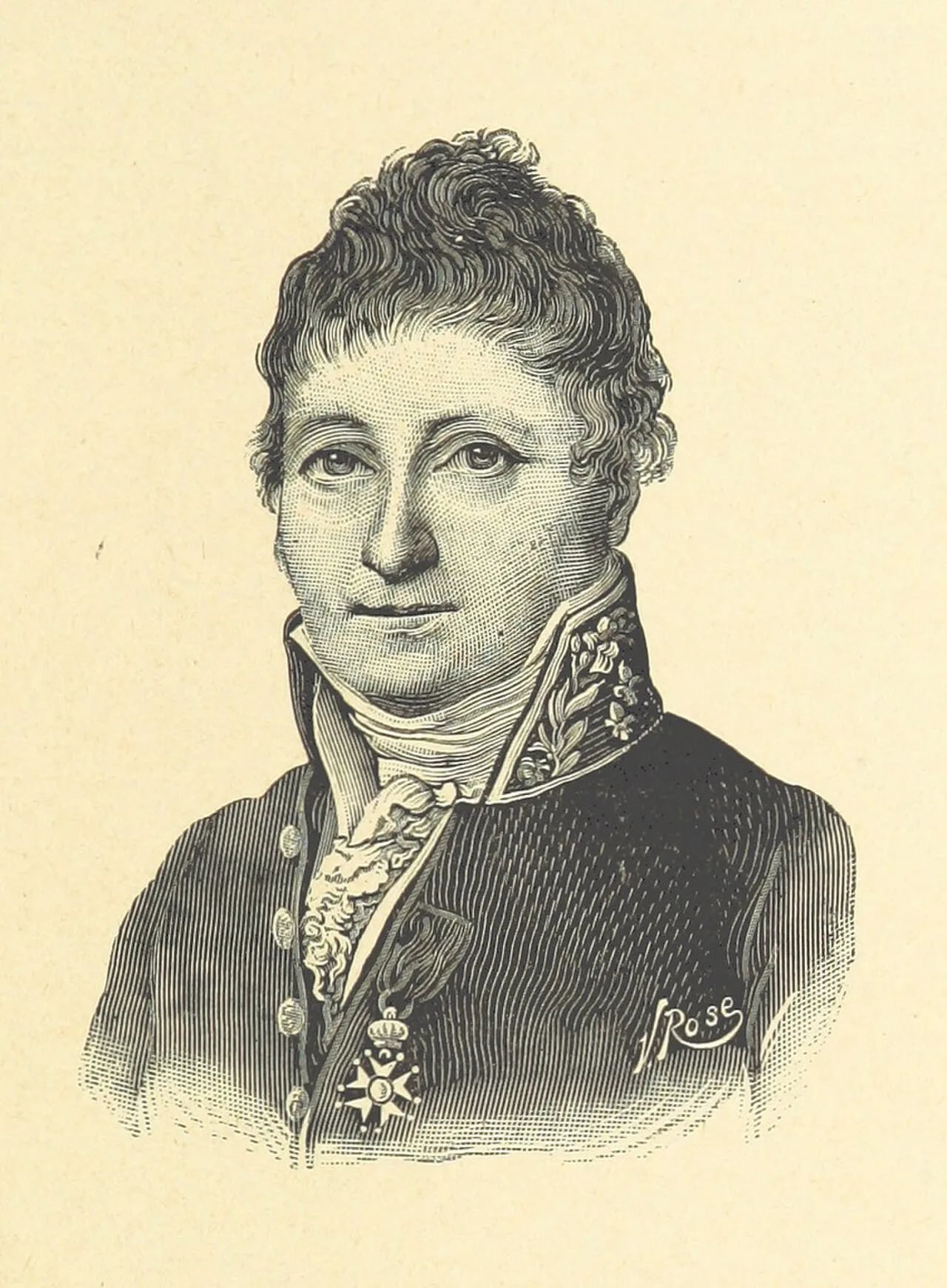 Porträt von Jean-Baptiste André d'Aubière (1767–1842) – Gedenkseite
