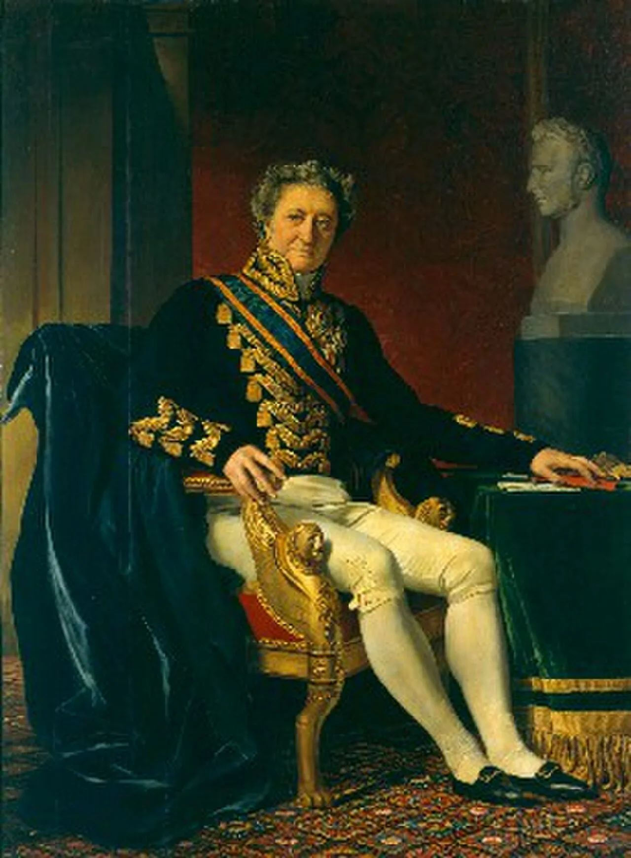 Porträt von Charles Alexandre François Rasse de Gavre (1759–1832) – Gedenkseite