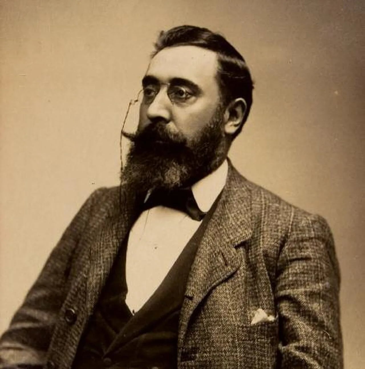Porträt von Manuel Curros Enríquez (1851–1908) – Gedenkseite