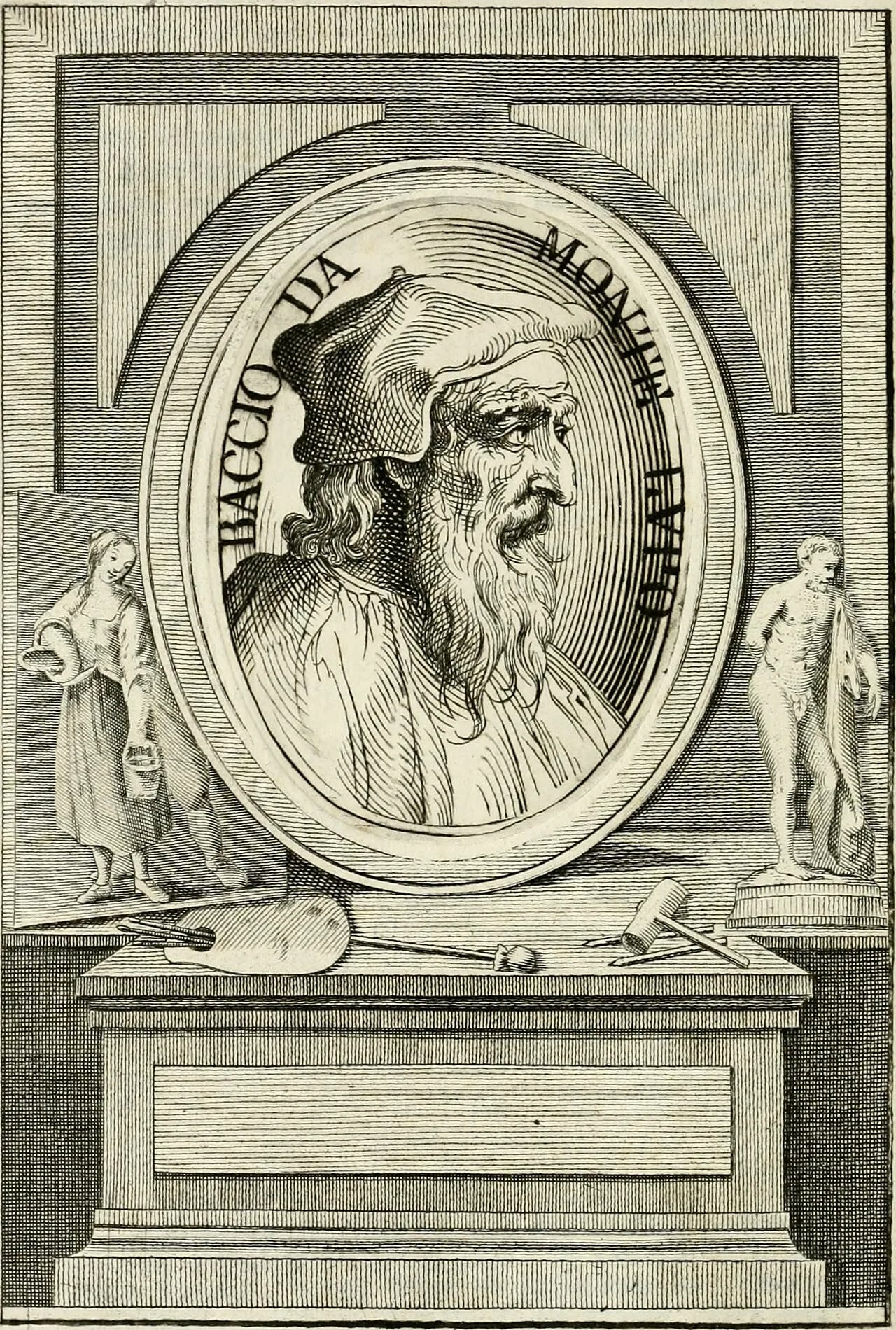 Porträt von Baccio da Montelupo (1469–1535) – Gedenkseite