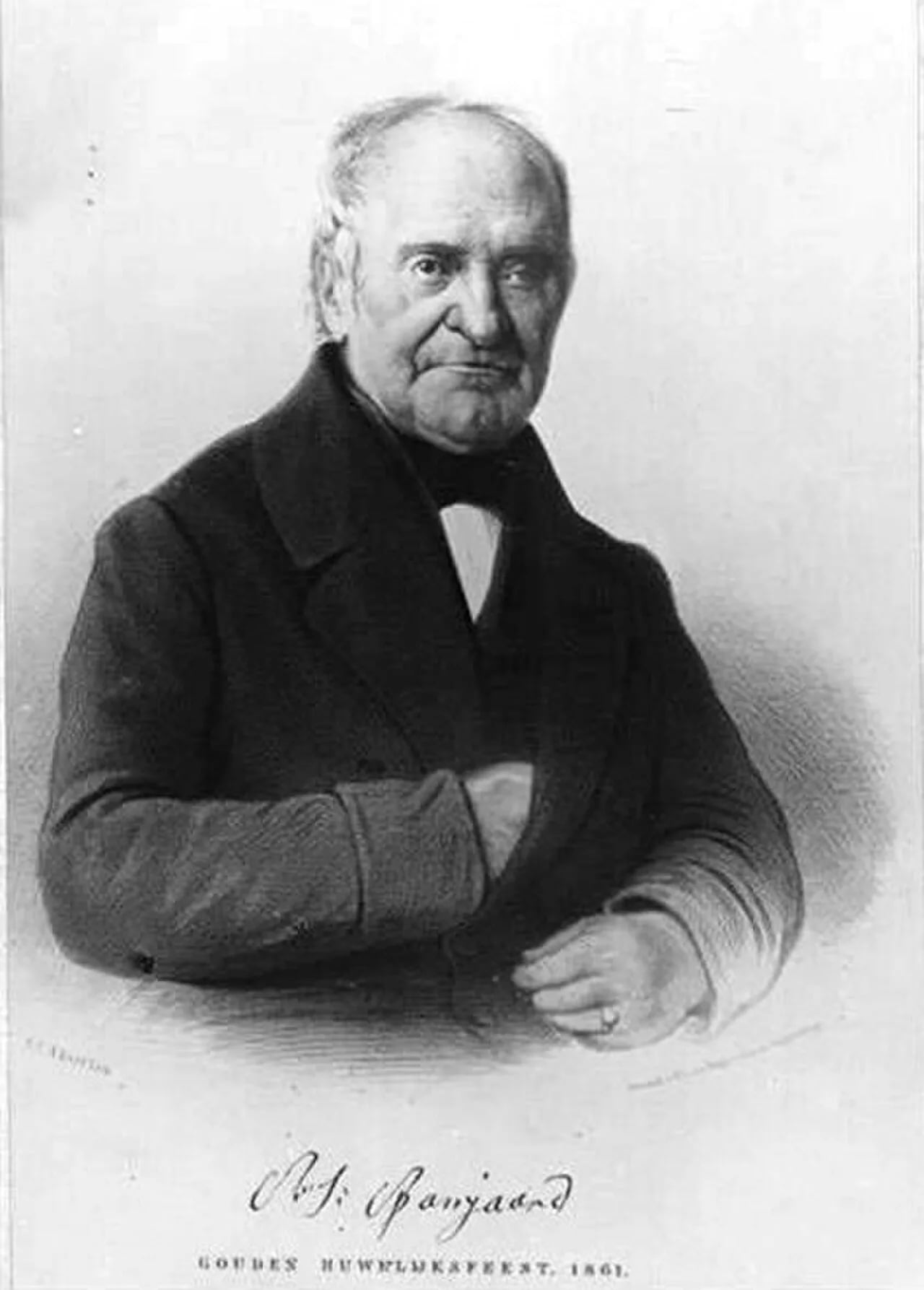 Porträt von Salomon Jacob Spanjaard (1783–1861) – Gedenkseite