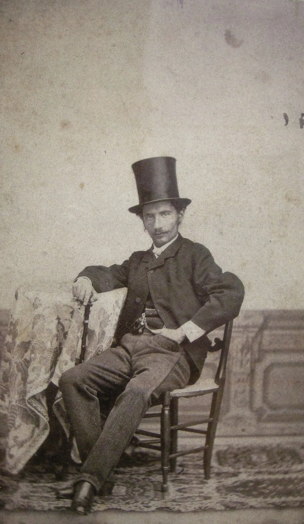 Porträt von Adriano Cecioni (1836–1886) – Gedenkseite