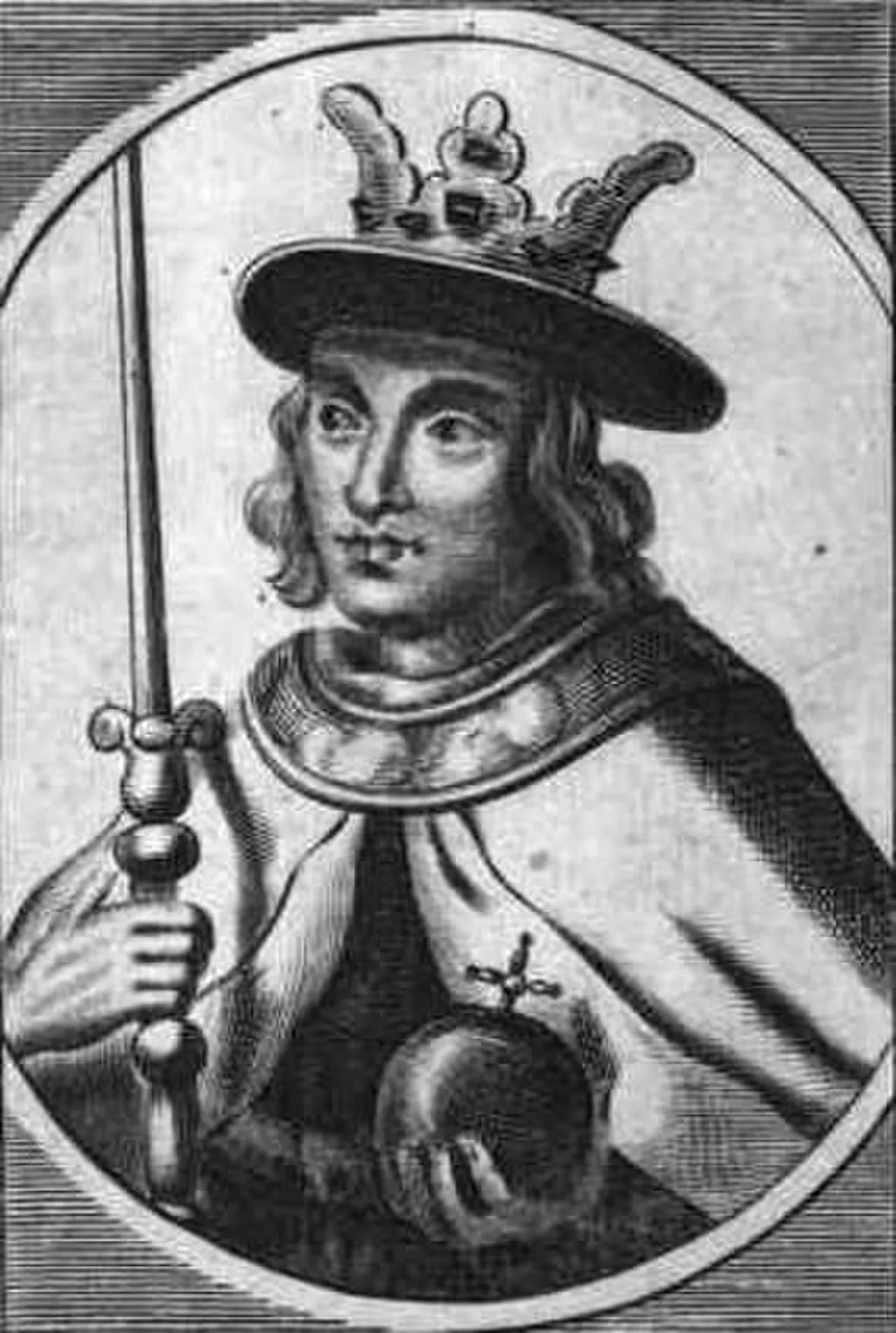 Portrait of Harald Hen (1041–1080) – memorial page
