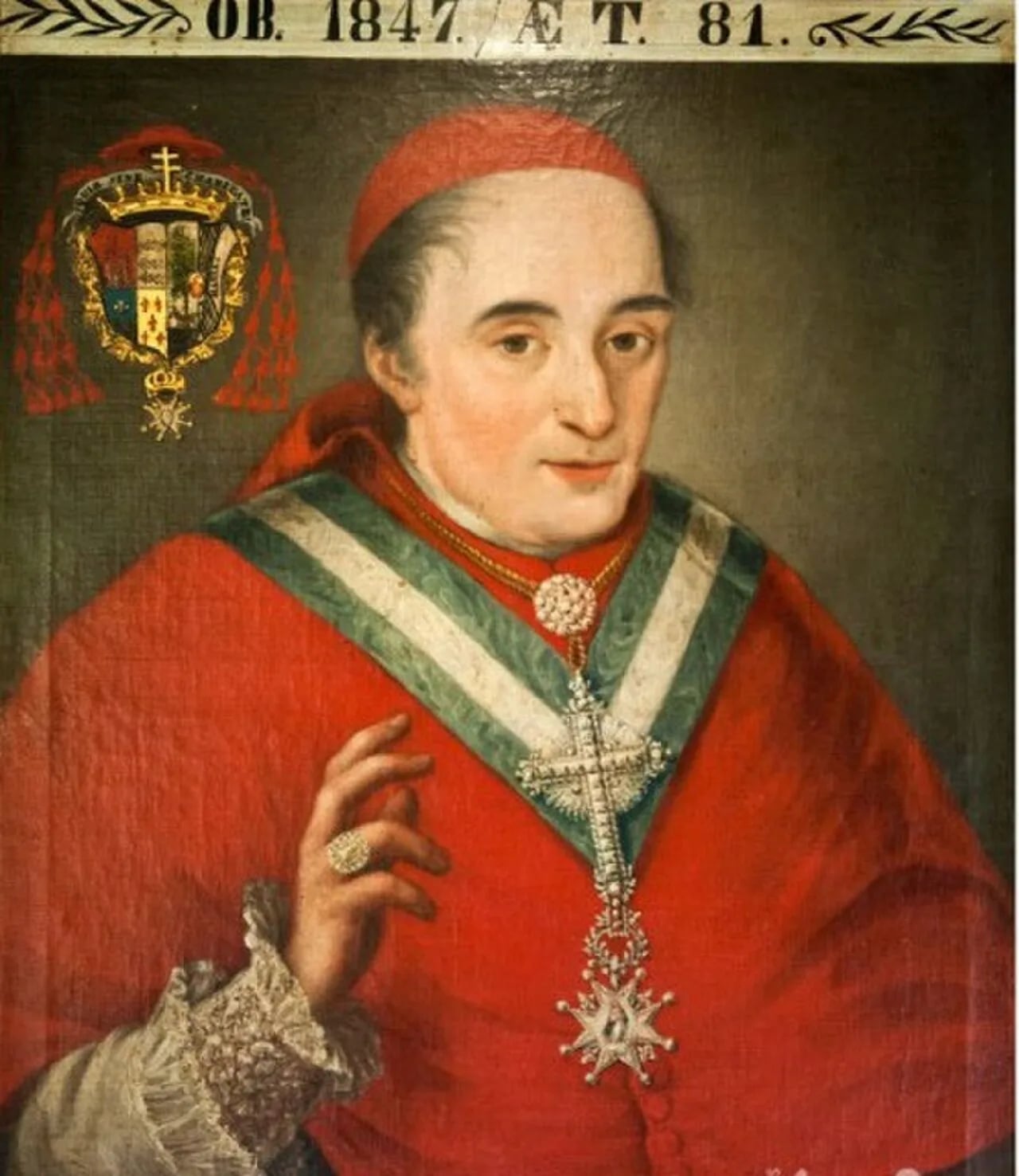 Porträt von Francisco Javier Cienfuegos Jovellanos (1766–1847) – Gedenkseite