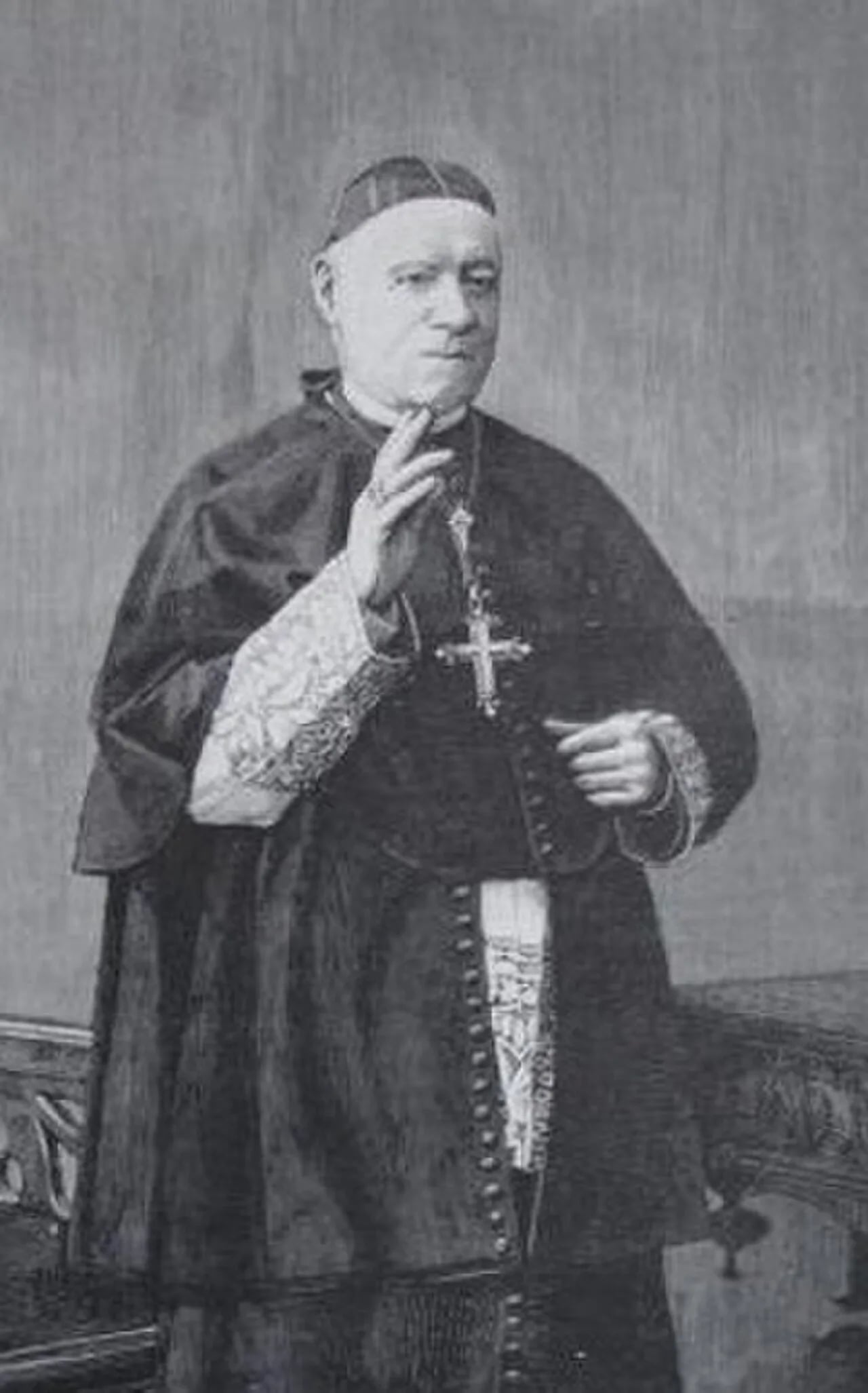 Porträt von Francisco de Paula Benavides y Navarrete (1810–1895) – Gedenkseite