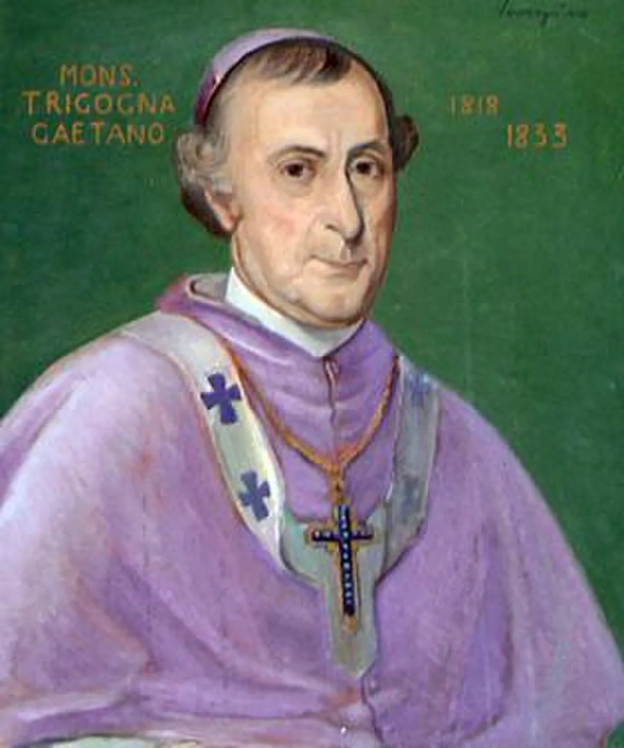 Portrait of Gaetano Maria Giuseppe Benedetto Placido Vincenzo Trigona and Parisi (1767–1837) – memorial page