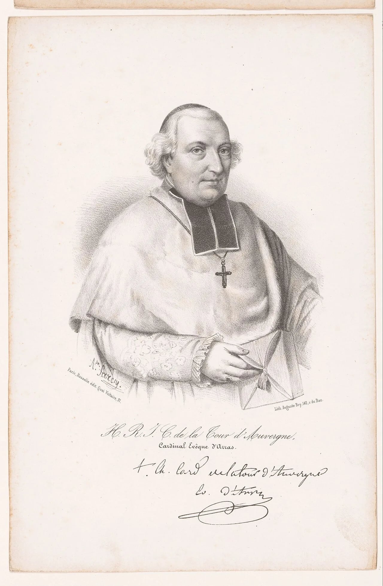 Portrait of Hugues de La Tour d'Auvergne-Lauraguais (1768–1851) – memorial page