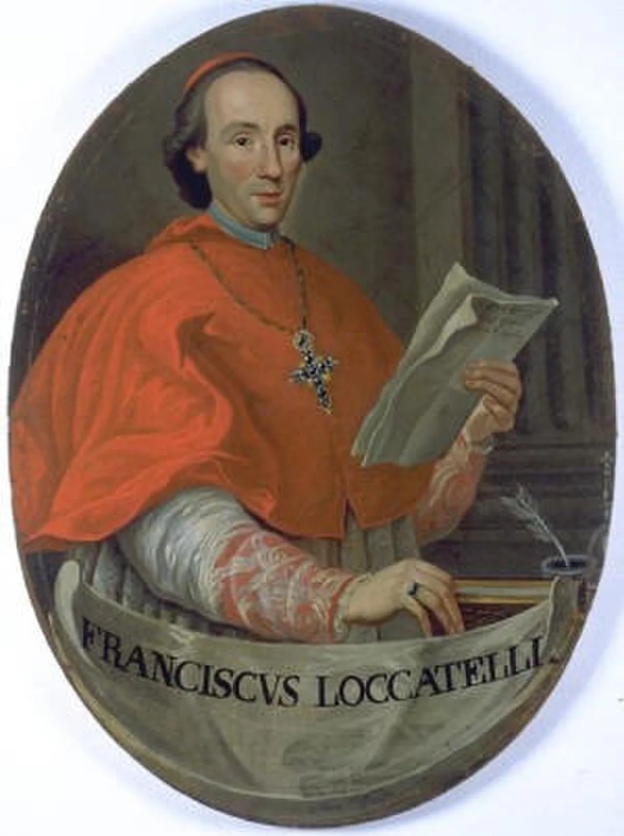 Porträt von Francesco Maria Locatelli (1727–1811) – Gedenkseite