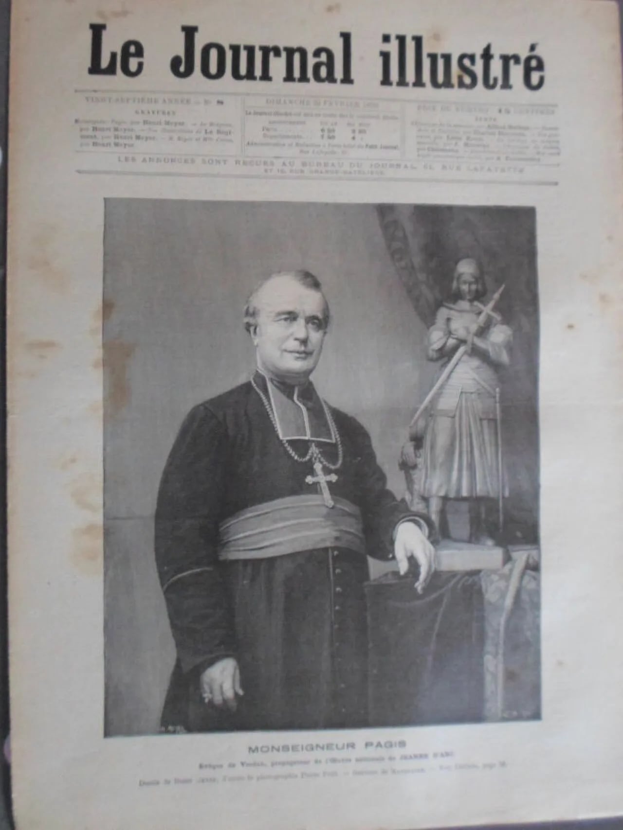 Porträt von Jean-Pierre Pagis (1835–1908) – Gedenkseite