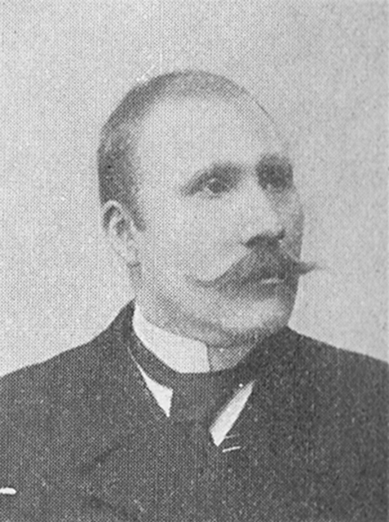 Porträt von F. J. E. Eneström (1870–1915) – Gedenkseite