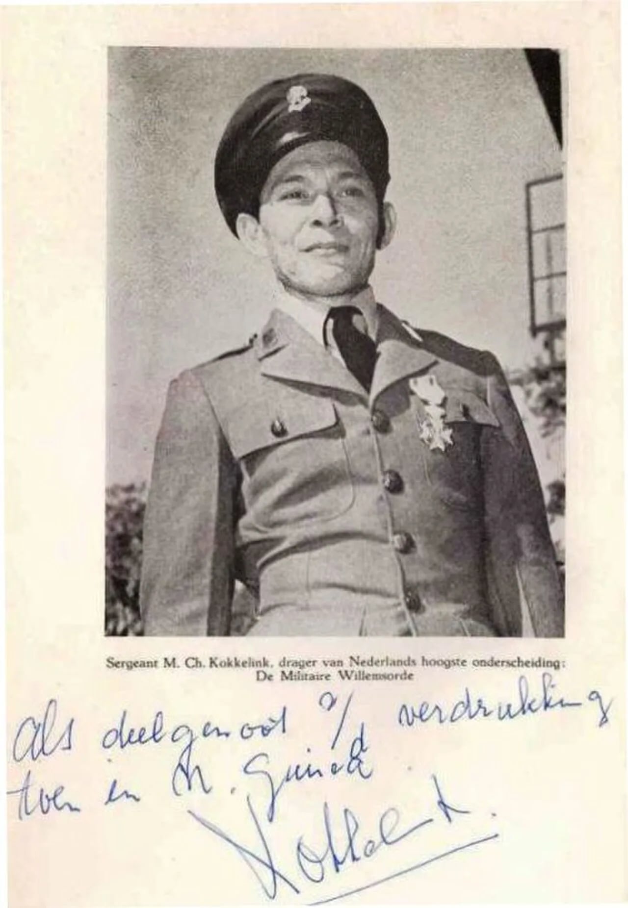 Porträt von Mauritz Christiaan Kokkelink (1913–1994) – Gedenkseite