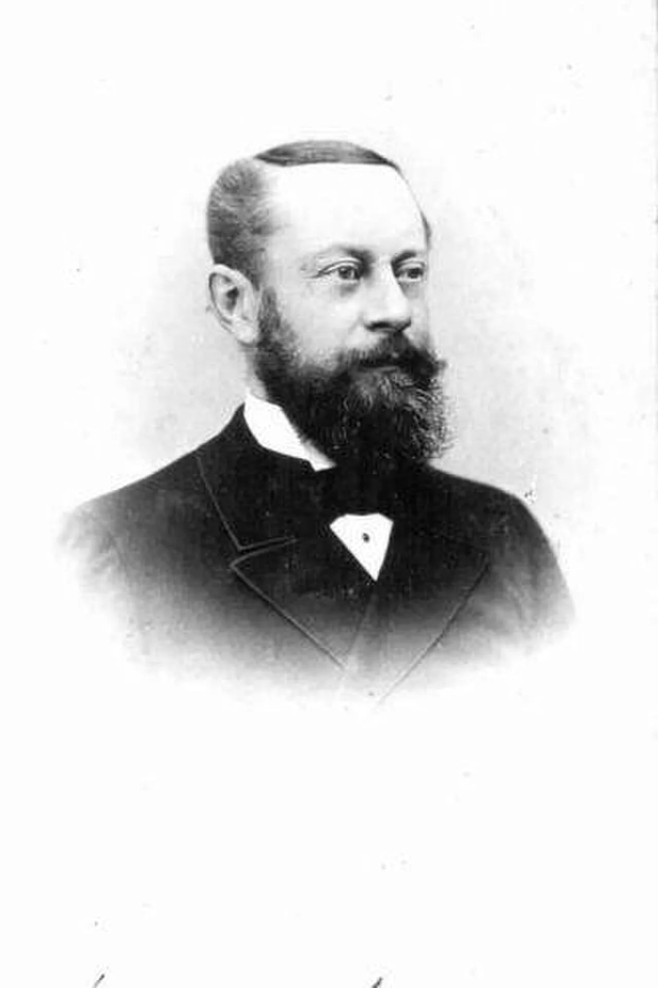Porträt von Arnoldus Johannes Andreae (1845–1899) – Gedenkseite