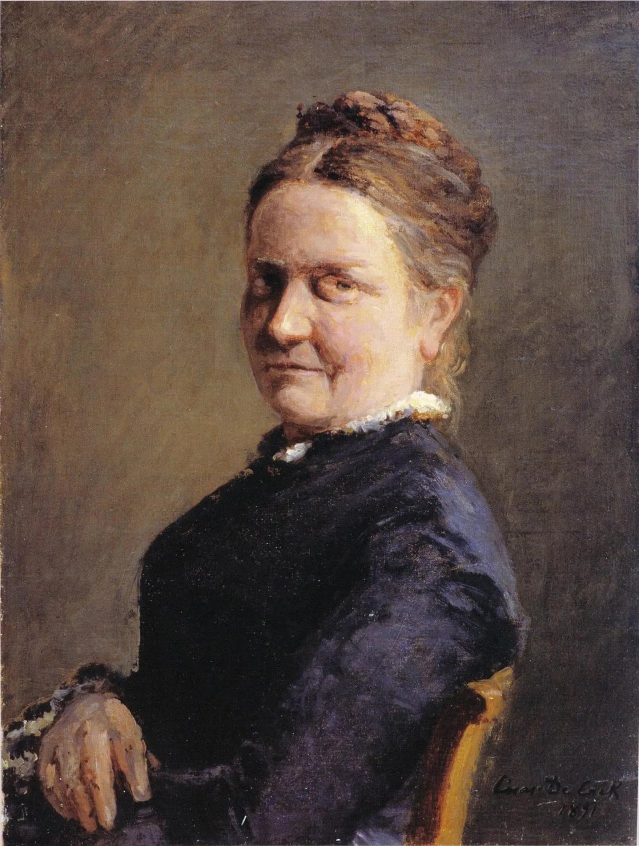 Porträt von Julia Stigzelius-de Cock (1840–1923) – Gedenkseite