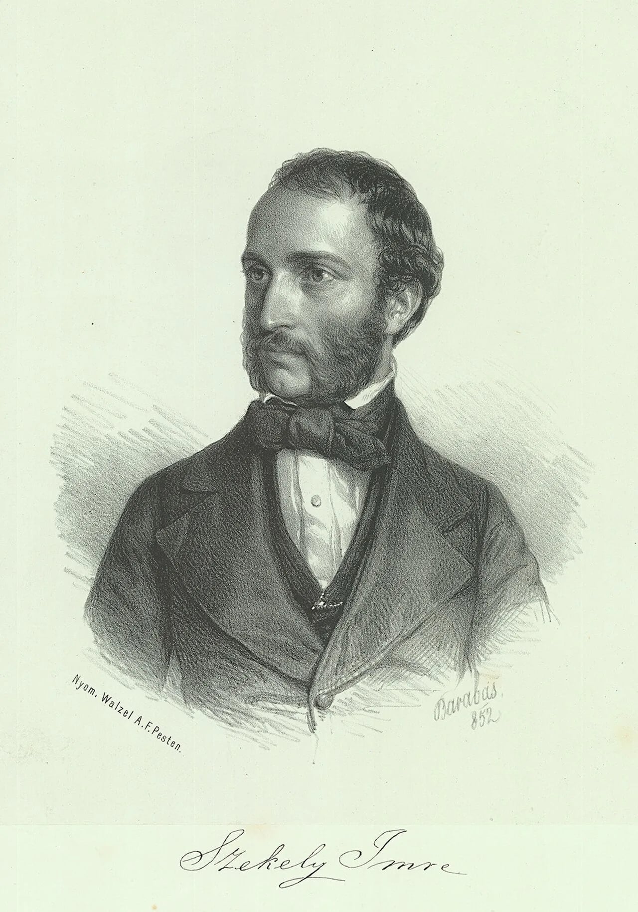 Porträt von Imre Székely (1823–1887) – Gedenkseite