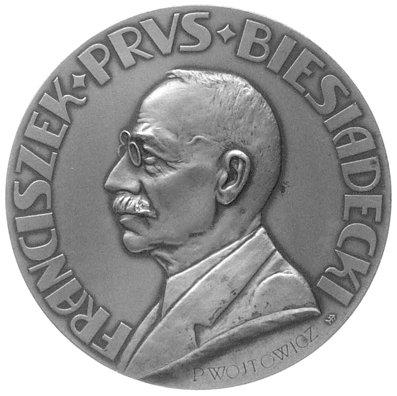 Porträt von Franciszek Biesiadecki (1869–1941) – Gedenkseite