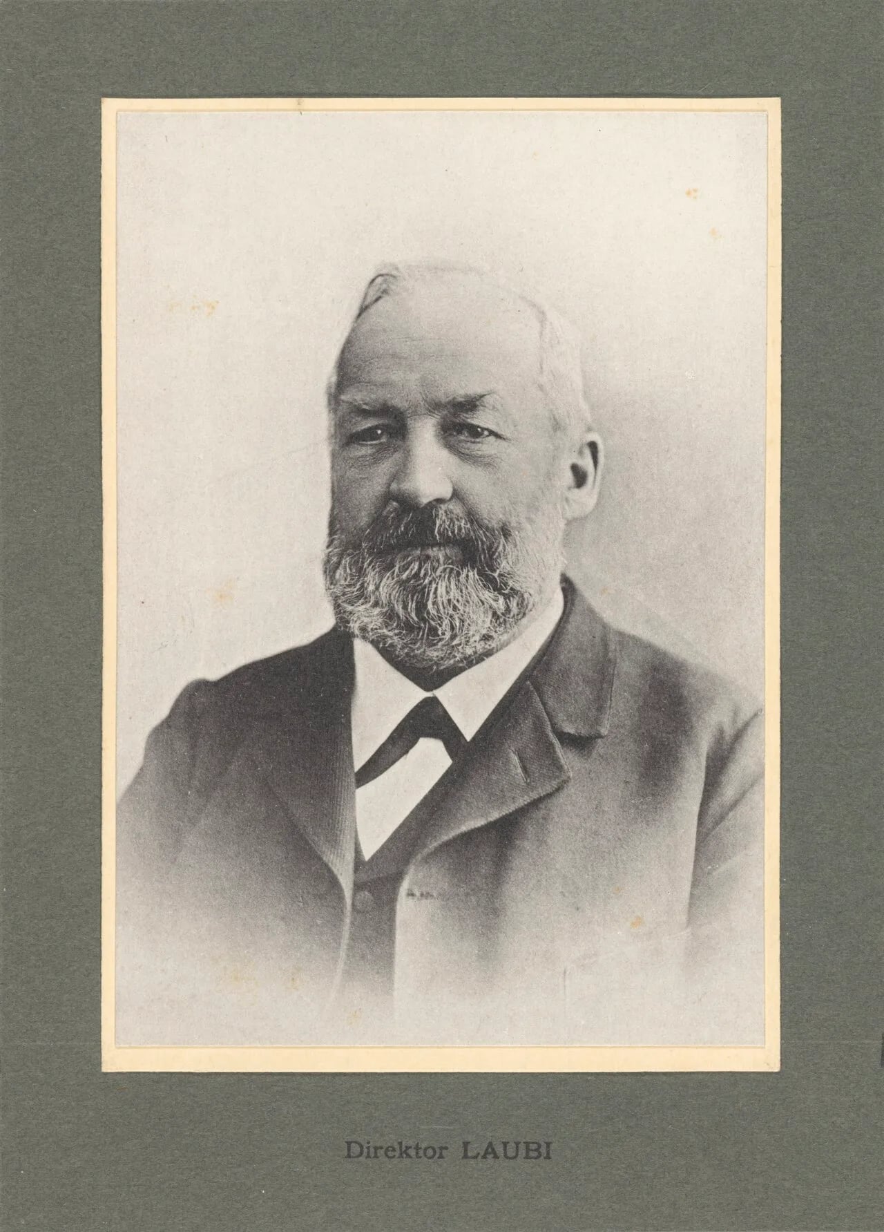 Porträt von Alfred Laubi (1846–1909) – Gedenkseite