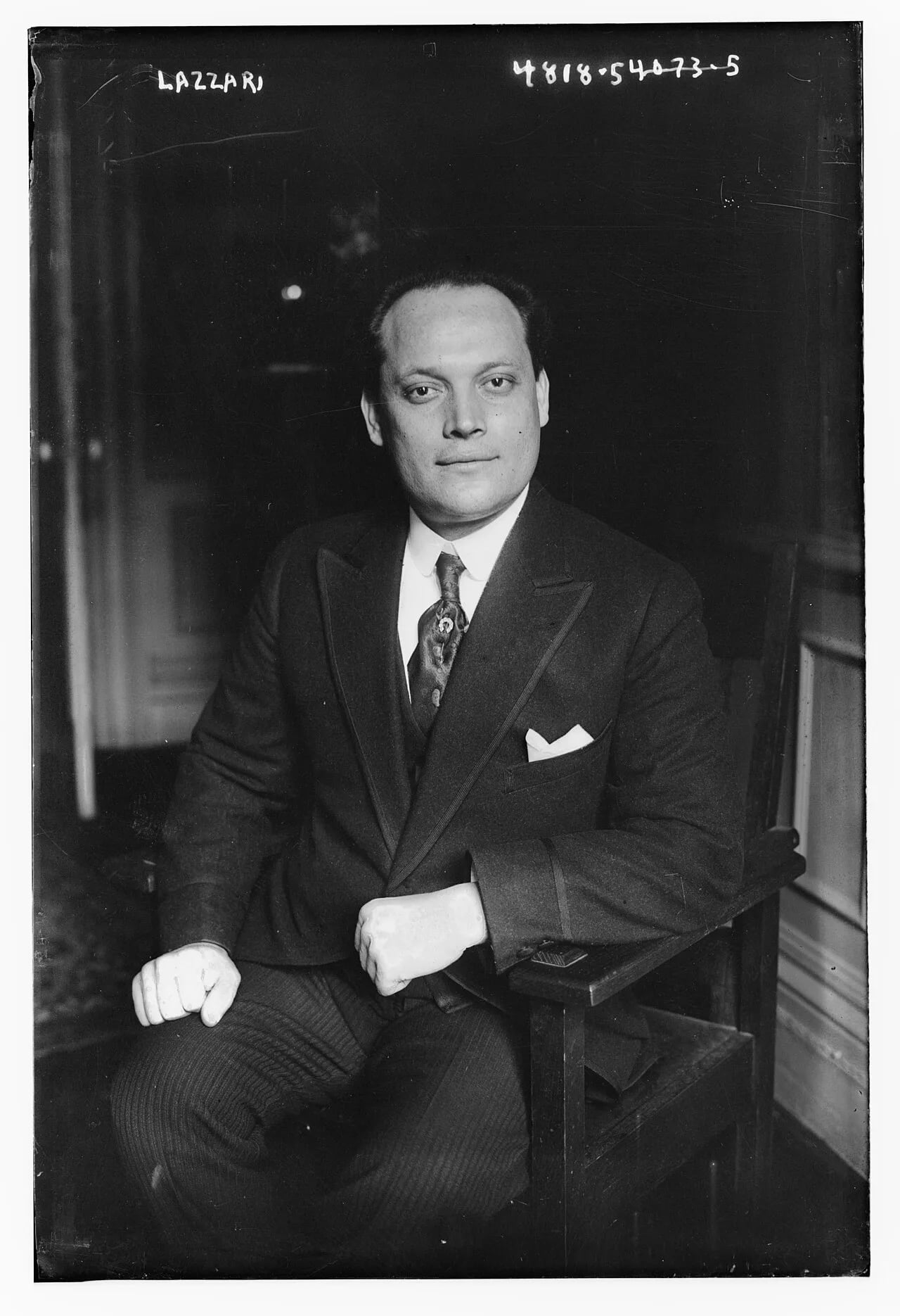 Porträt von Virgilio Lazzari (1887–1953) – Gedenkseite