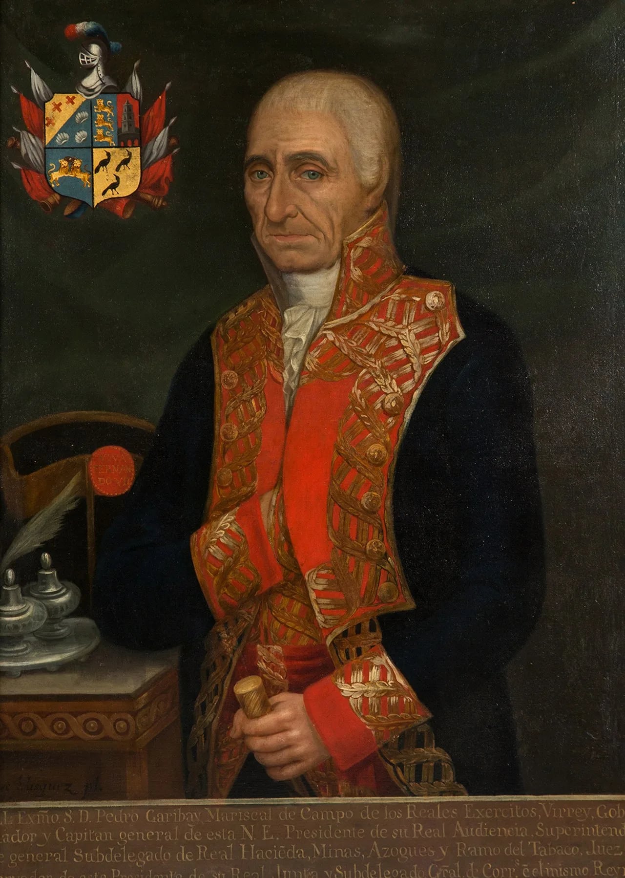 Porträt von Pedro de Garibay (1729–1815) – Gedenkseite