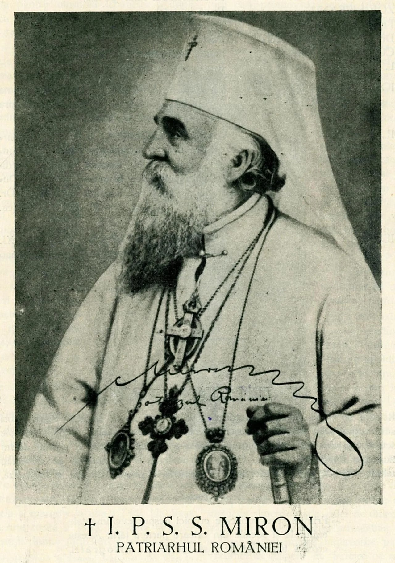 Porträt von Miron Cristea (1868–1939) – Gedenkseite