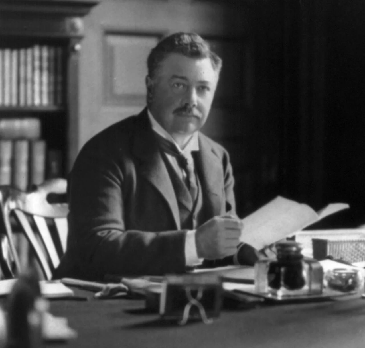 Porträt von Seth Low (1850–1916) – Gedenkseite