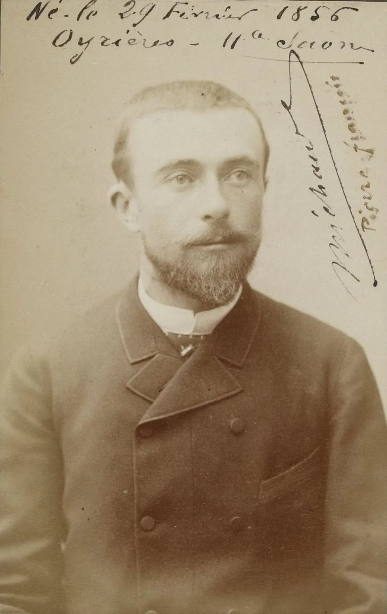 Porträt von Pierre François Michaud (1856–1900) – Gedenkseite