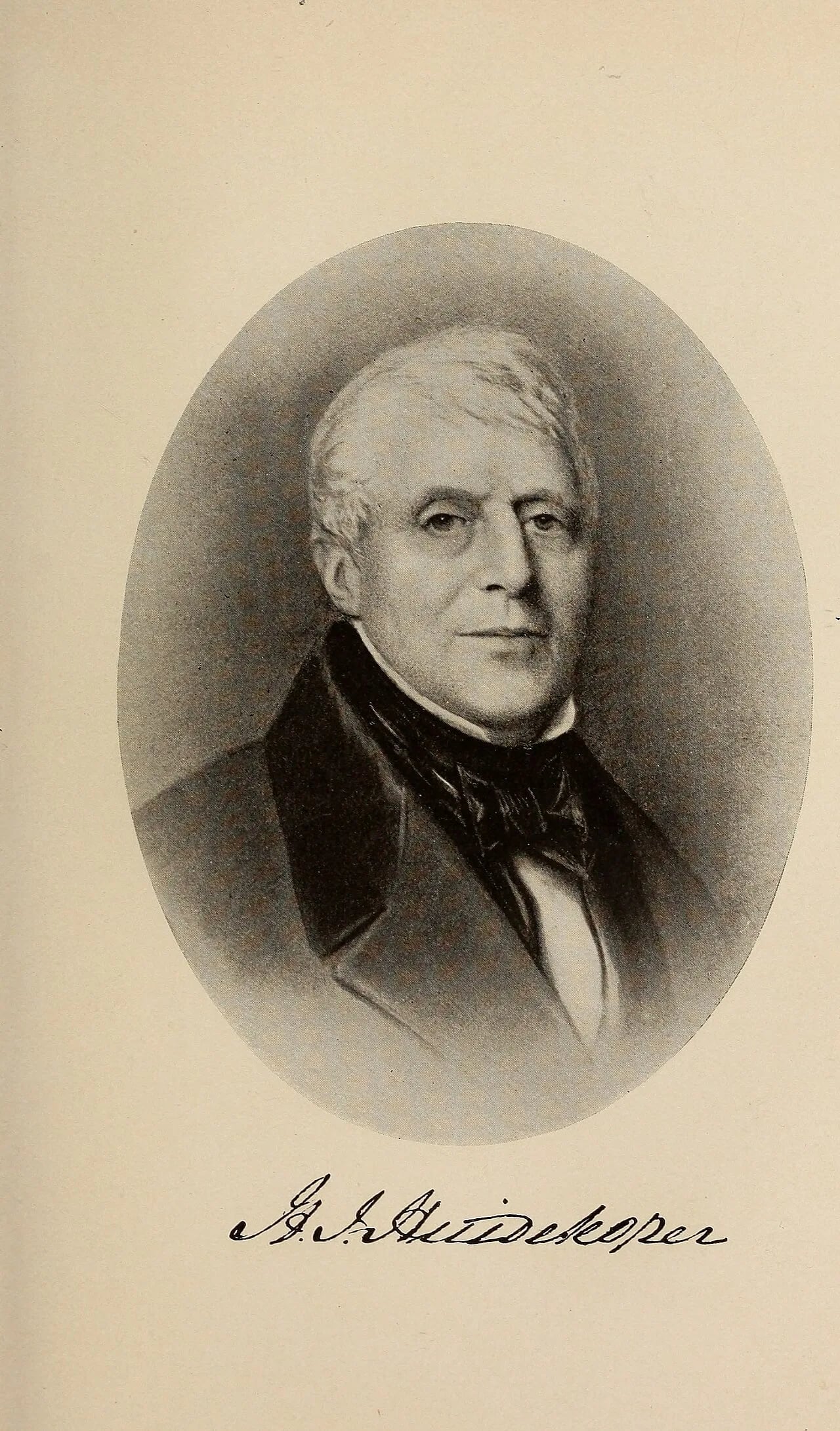 Porträt von Harm Jan Huidekoper (1776–1854) – Gedenkseite