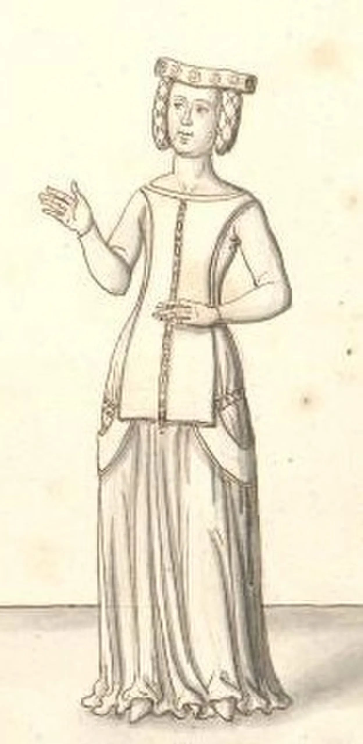 Porträt von Joan of France, Duchess of Brittany (1391–1433) – Gedenkseite