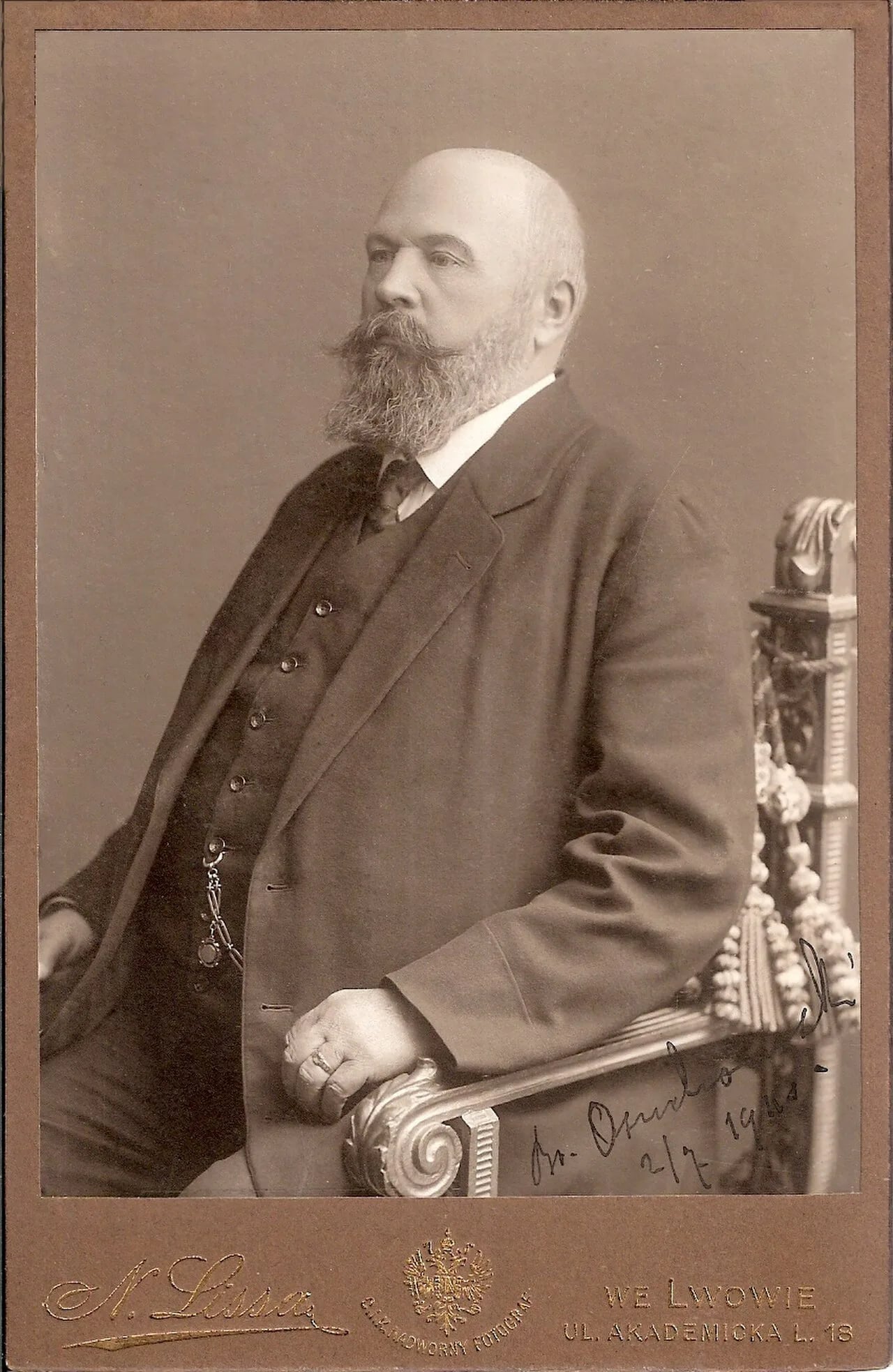 Porträt von Bronisław Osuchowski (1851–1929) – Gedenkseite