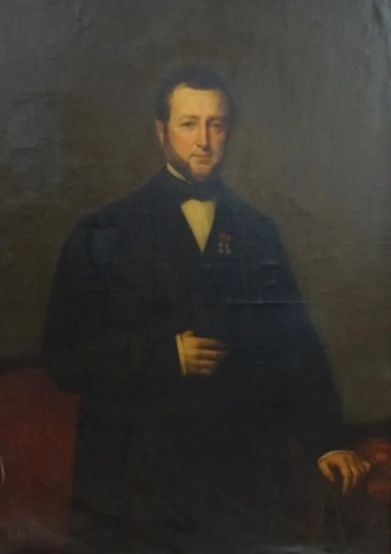 Porträt von Philippe Augustin Chrétien Kervyn de Volkaersbeke (1815–1881) – Gedenkseite