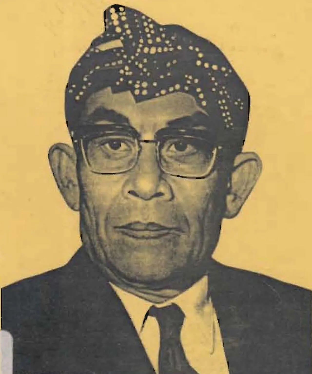 Porträt von Pandji Tisna (1908–1978) – Gedenkseite