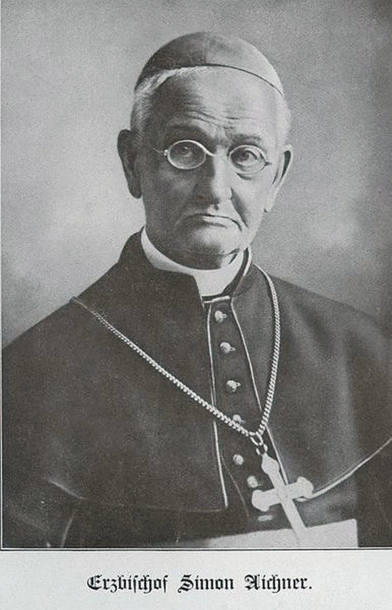 Portrait of Simon Aichner (1816–1910) – memorial page