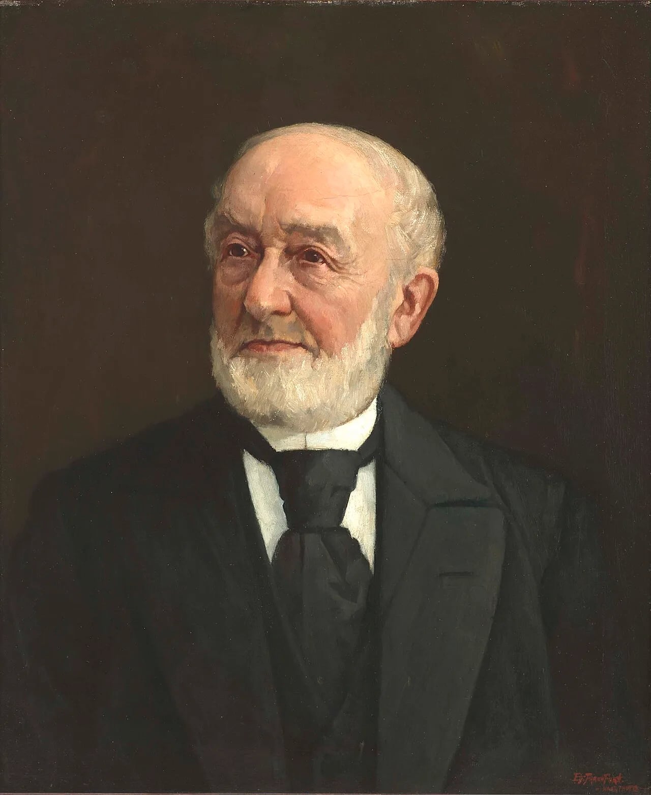 Porträt von Simon van den Bergh (1819–1907) – Gedenkseite