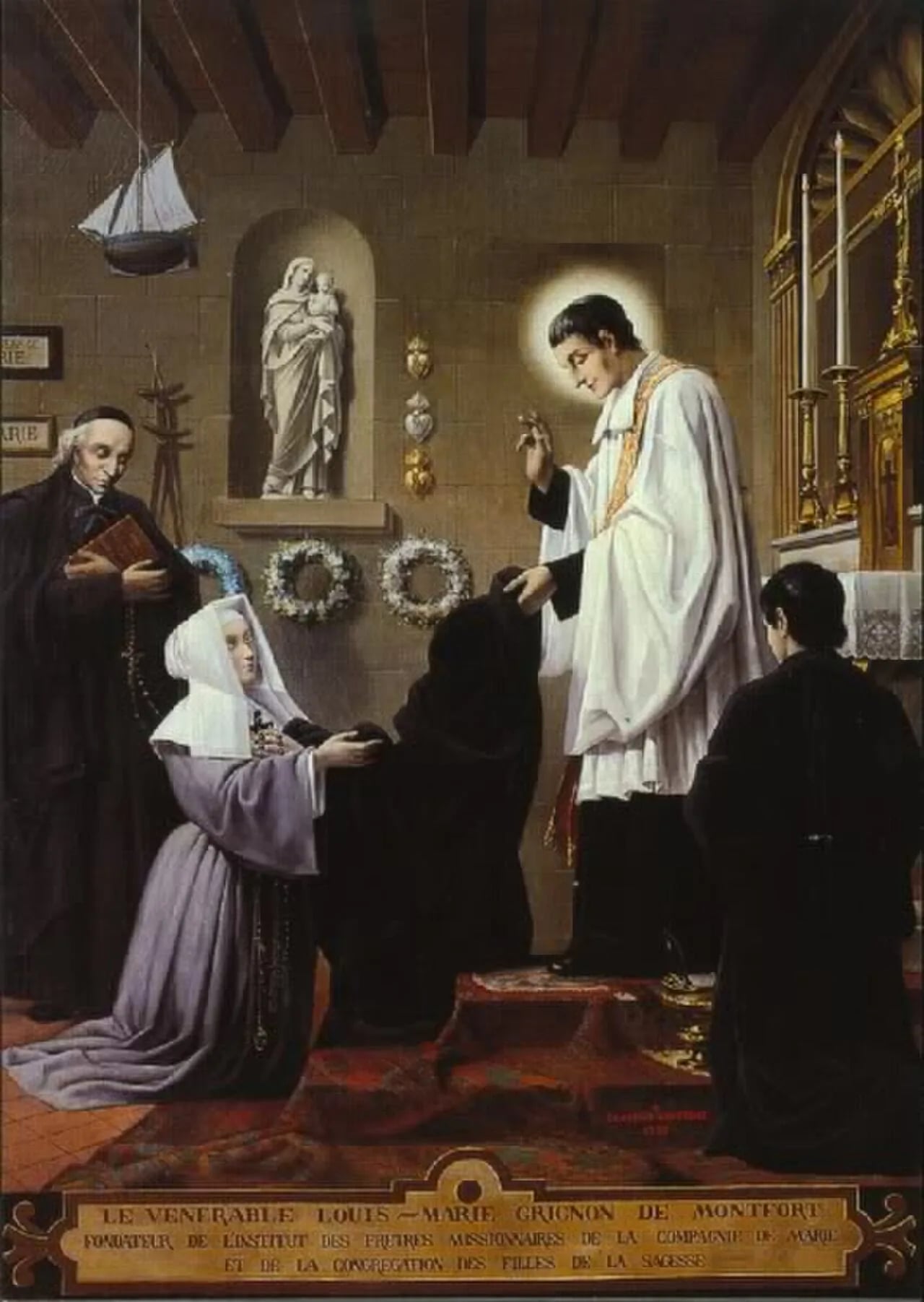 Porträt von Marie Louise Trichet (1684–1759) – Gedenkseite