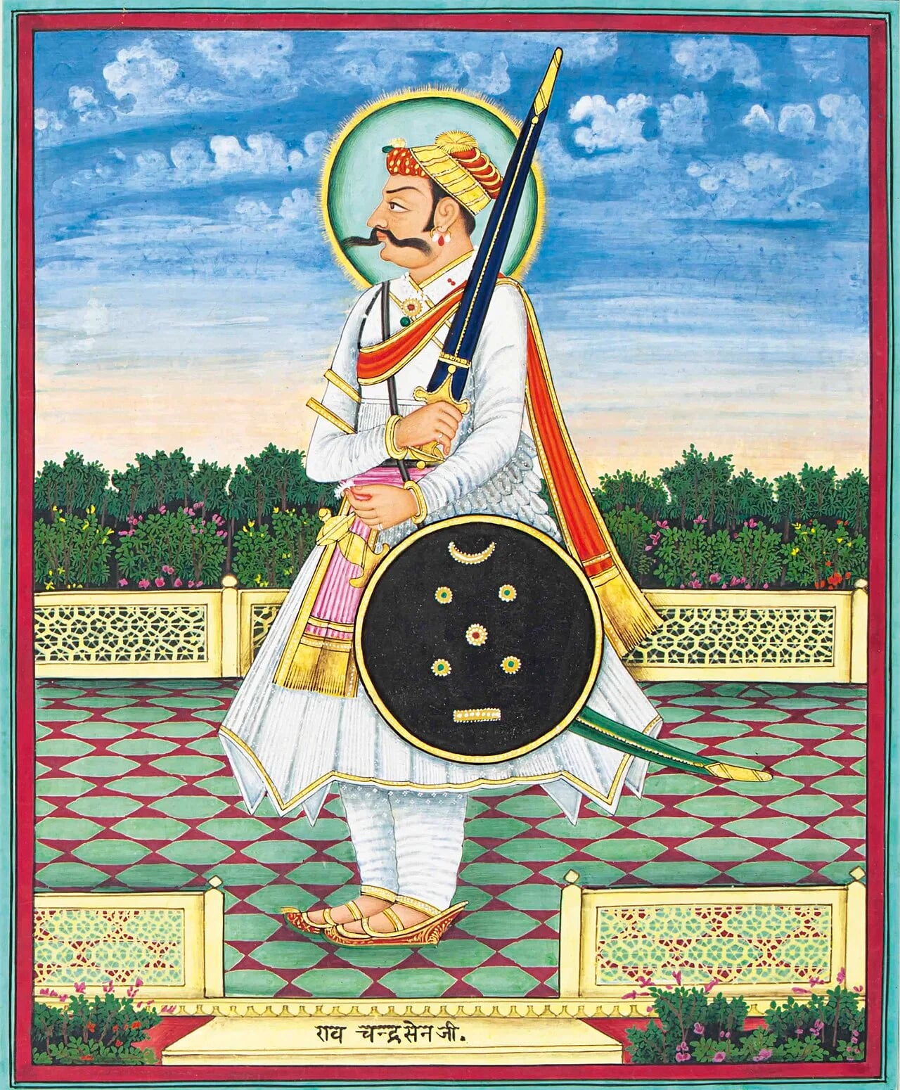 Porträt von Chandrasen Rathore (1541–1581) – Gedenkseite