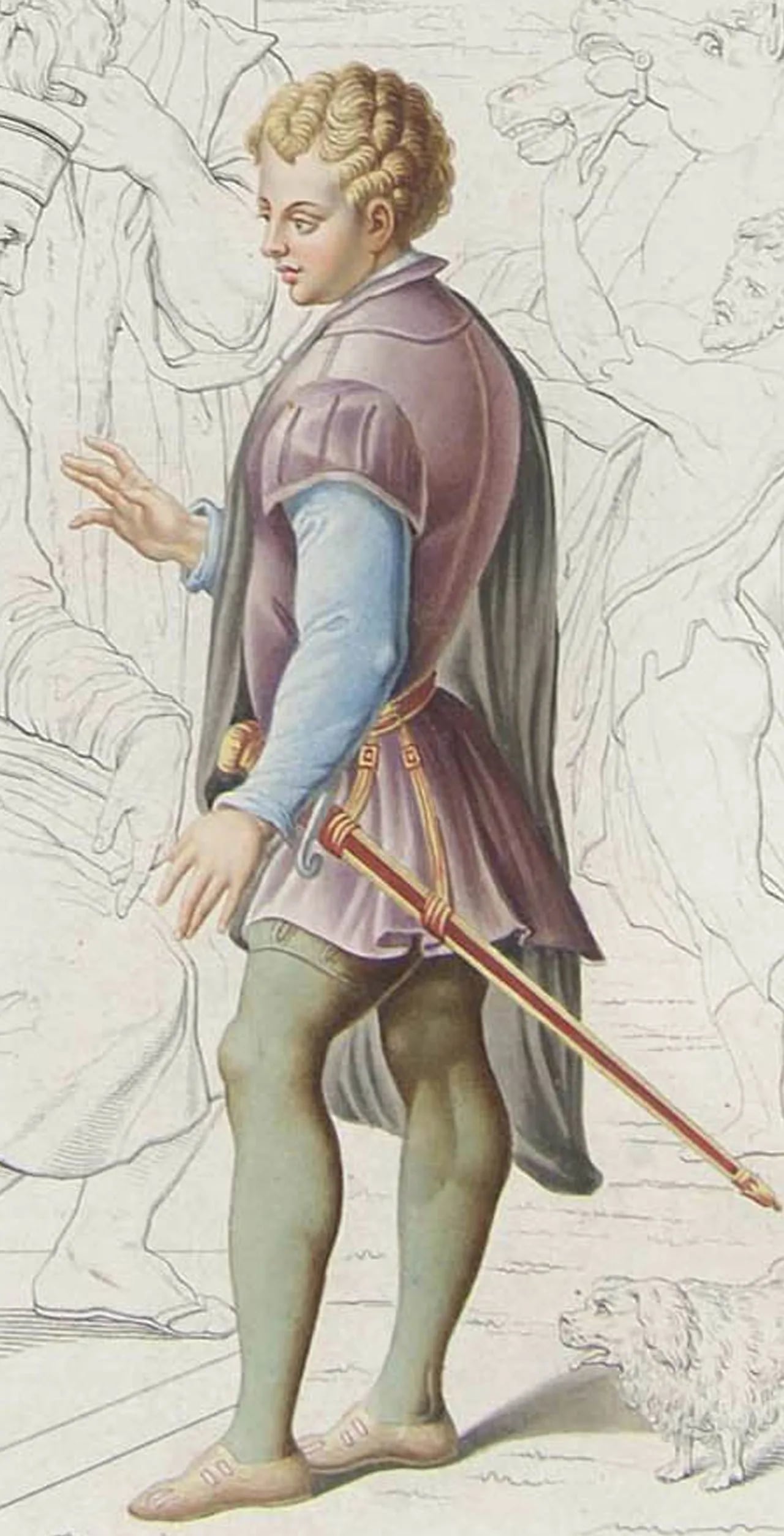 Porträt von Sante Bentivoglio (1424–1463) – Gedenkseite