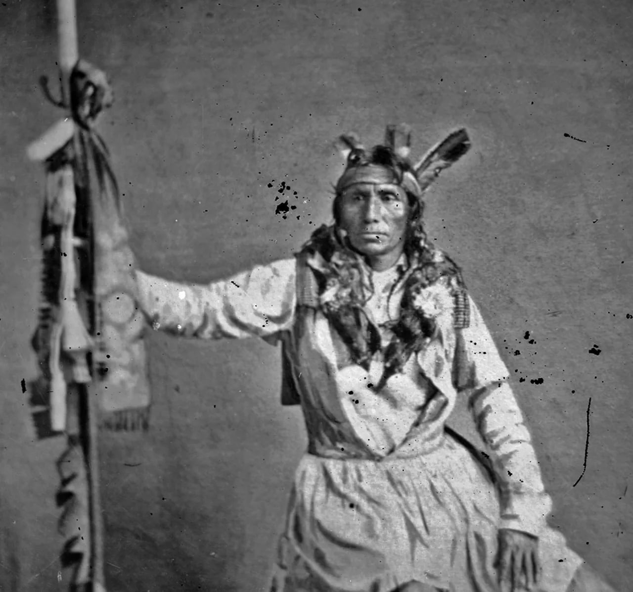 Porträt von Little Crow (1810–1863) – Gedenkseite