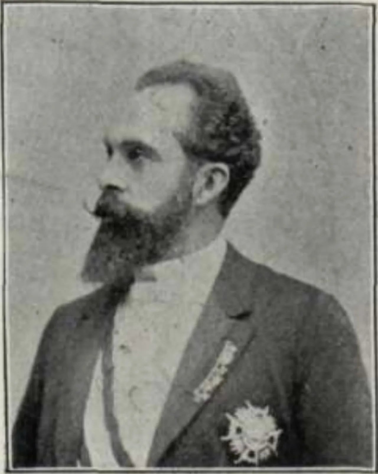 Porträt von Justo Aznar y Butigieg (1849–1915) – Gedenkseite