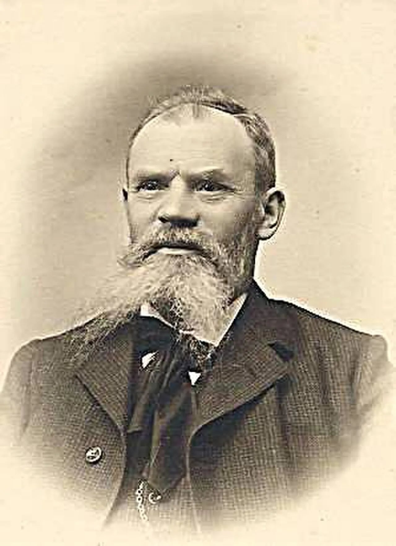 Porträt von Mathias Bidstrup (1852–1929) – Gedenkseite