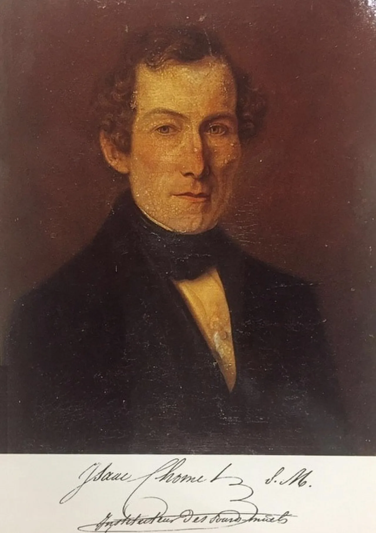 Porträt von Isaac-Etienne Chomel (1796–1871) – Gedenkseite