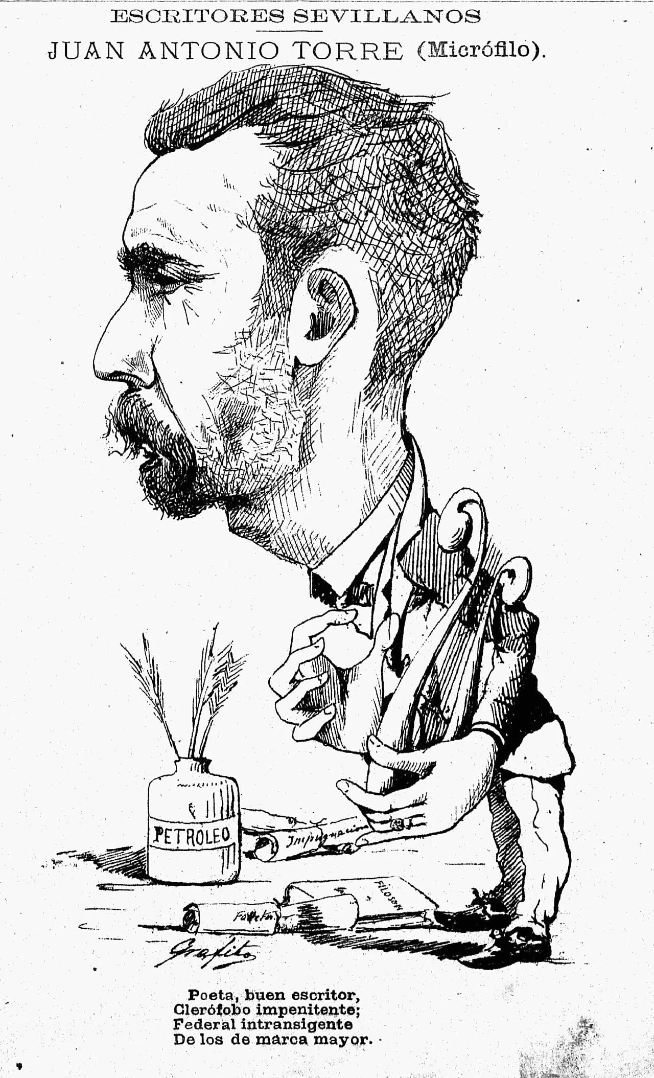 Porträt von Juan Antonio de Torre Salvador (1859–1903) – Gedenkseite