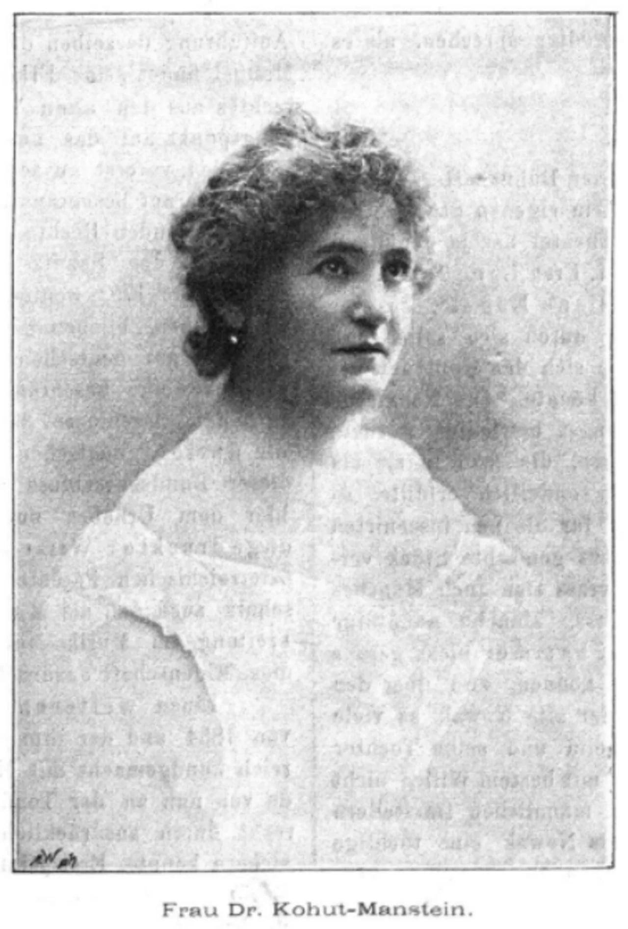 Portrait of Elisabeth Kohut-Mannstein (1843–1926) – memorial page