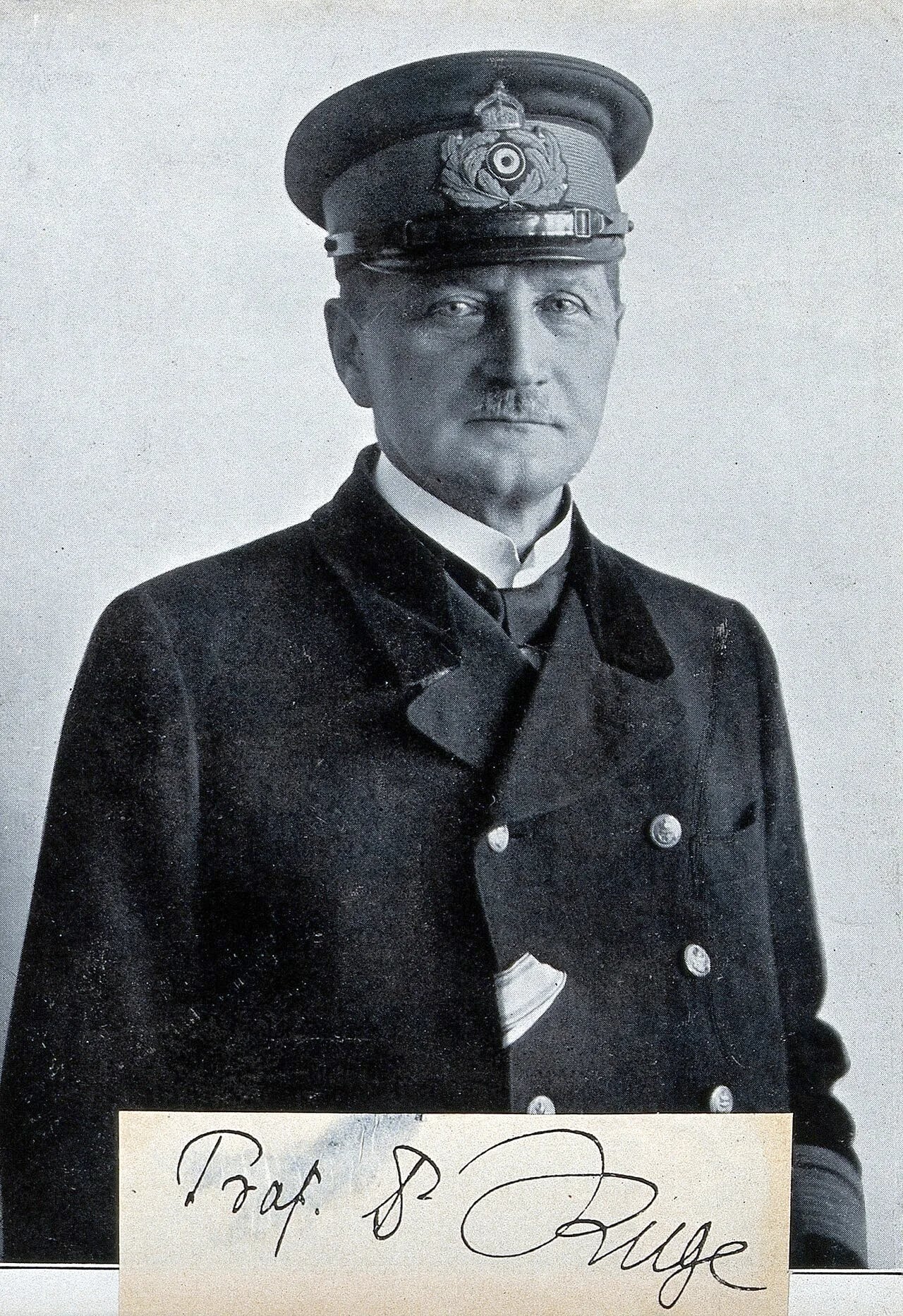 Porträt von Reinhold Ruge (1862–1936) – Gedenkseite