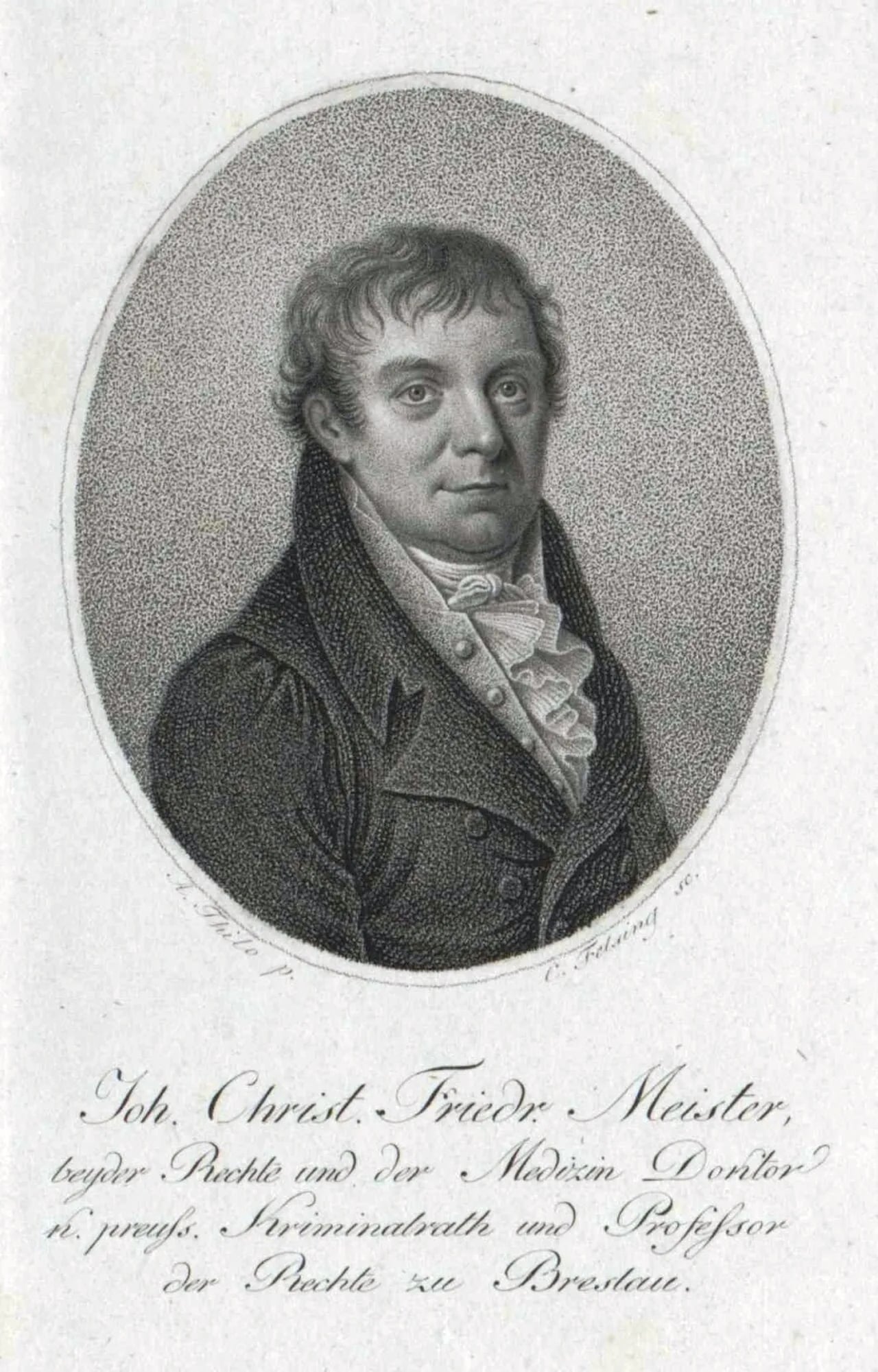 Portrait of Johann Christian Friedrich Meister (1758–1828) – memorial page