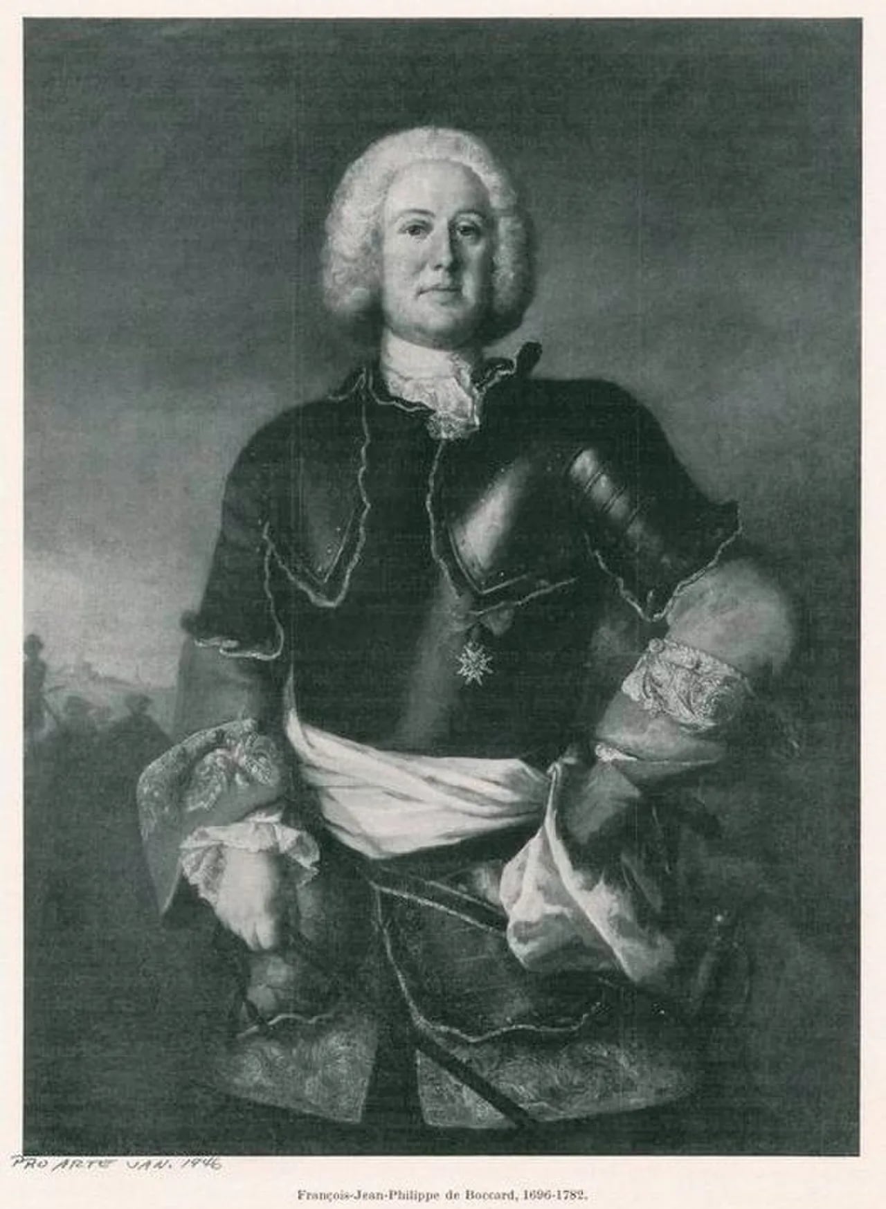 Porträt von François Jean-Philippe de Boccard (1696–1782) – Gedenkseite